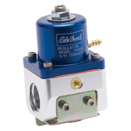 Edelbrock Adjustable Bypass Fuel Pressure Regulator Automotive Specialty Parts, Anodized Blue