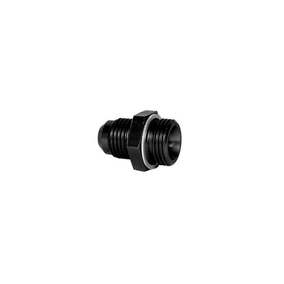 Edelbrock & Carter AFB Carb Inlet Adapter - Black, -6 AN