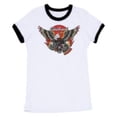 thumbnail image 1 of Edelbrock Crate Eagle Ringer Womens T-shirt, Small, 1 of 1