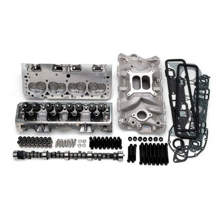 Edelbrock E-Street Performer SBC Power Package Top End Kit, Satin Finish, Automotive Specialty Parts