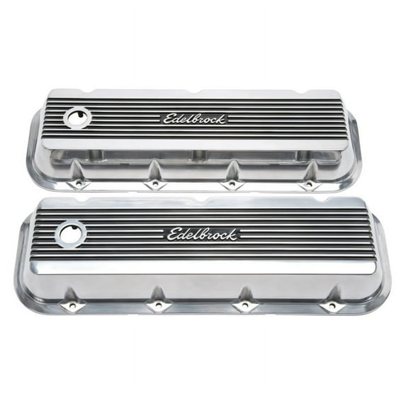 Edelbrock Elite II Valve Cover Automotive Specialty Parts, Polished