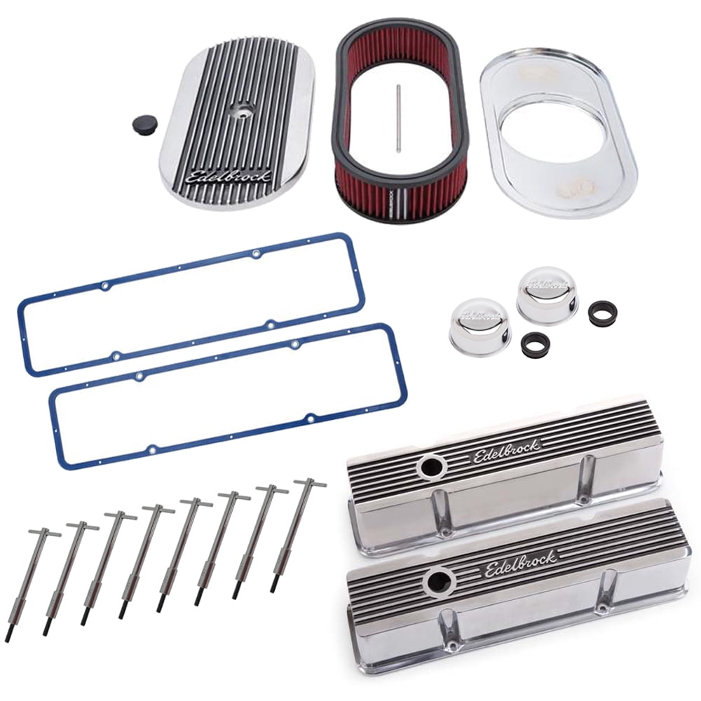 Edelbrock Elite Small Block Chevy DressUp Kit, 4263/4273/4405