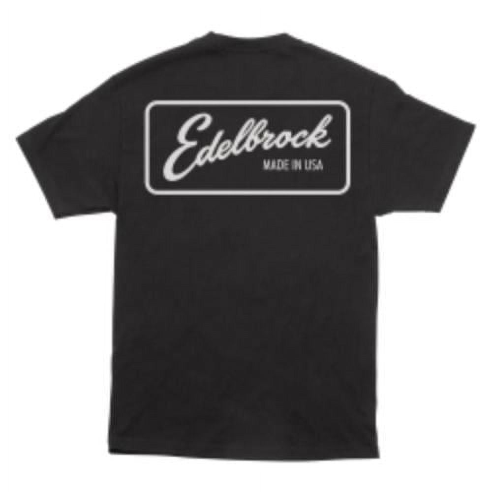 Edelbrock Made In Usa Black T-shirt, Xl