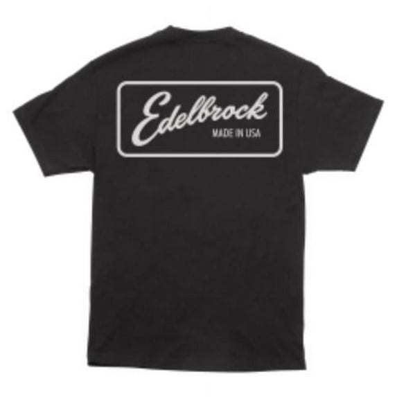 Edelbrock Made In Usa Black T-shirt, Xl
