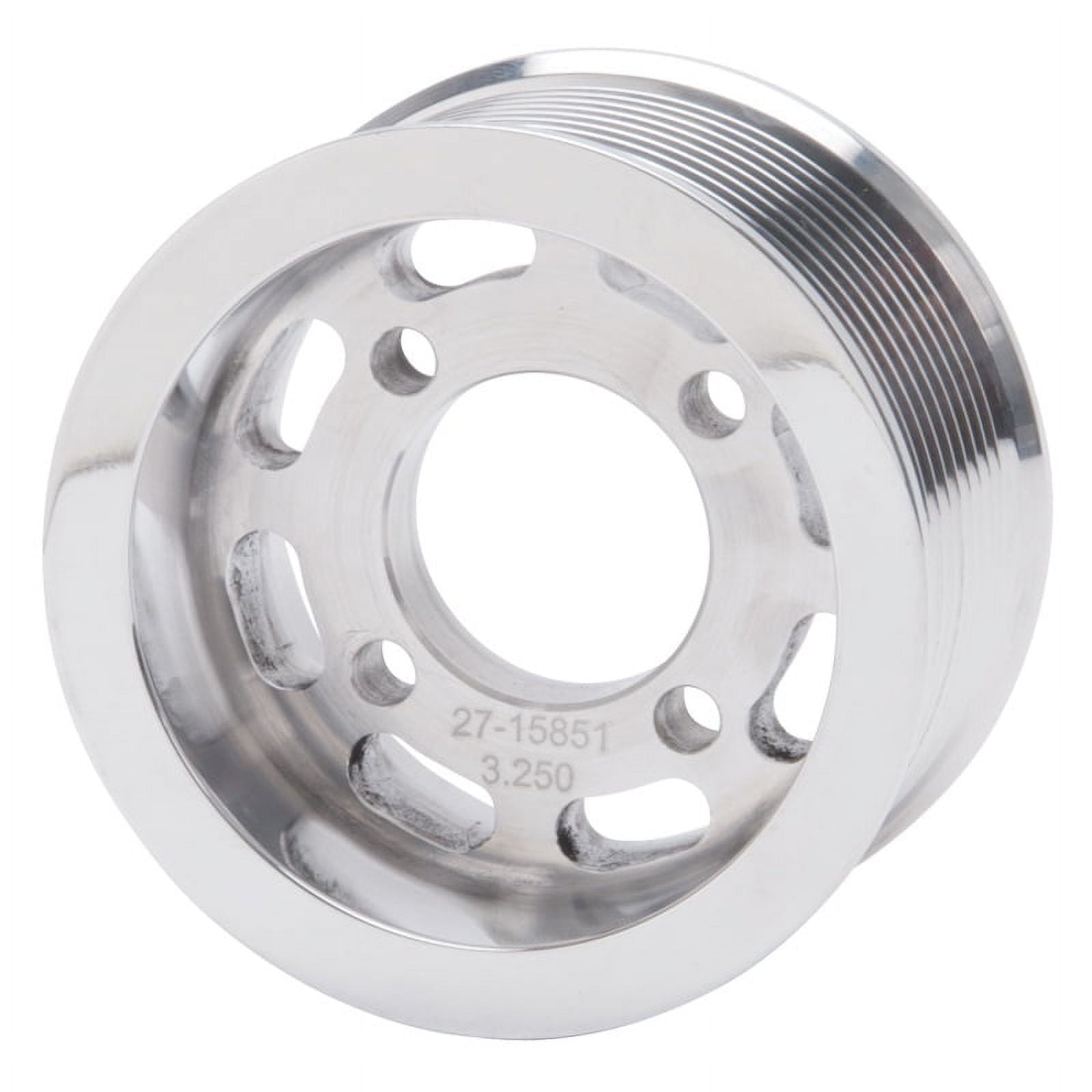Edelbrock Pulley Supercharger Enforcer 10 Rib 3 25In Polished