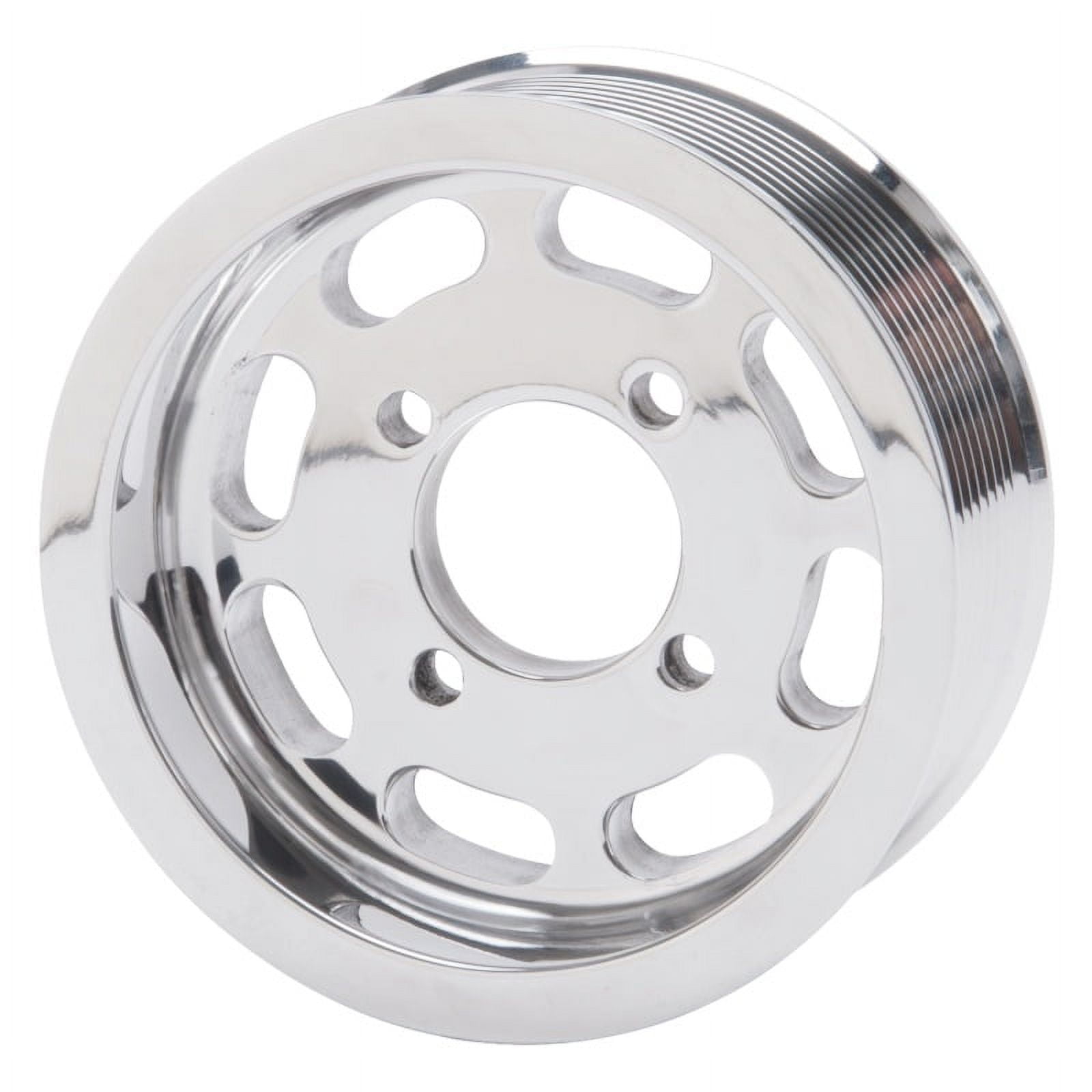 Edelbrock Pulley Supercharger Enforcer 10 Rib 4 125In Polished