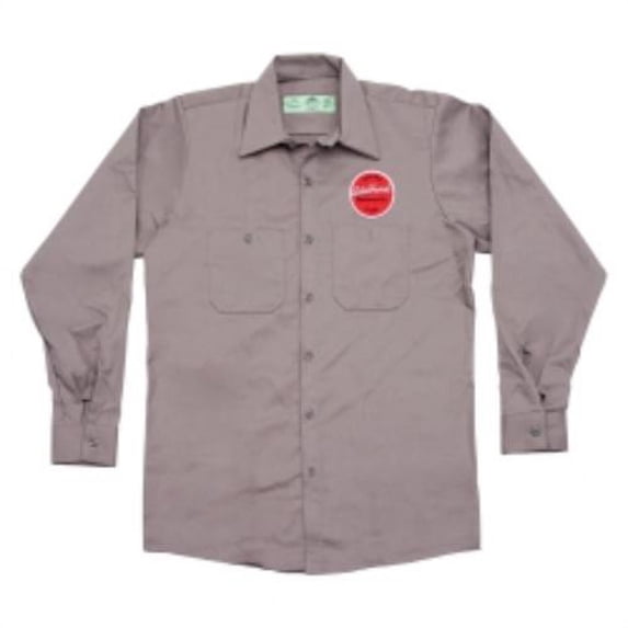 Edelbrock Since 1938 Button-up Long Sleeve Work Shirt, Xxl