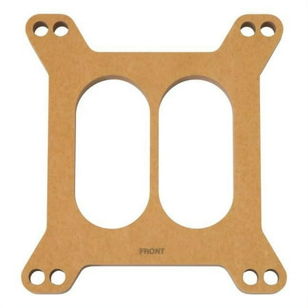 Edelbrock Spacer Carburetor 1/2In Wood Fiber Laminate DIVided