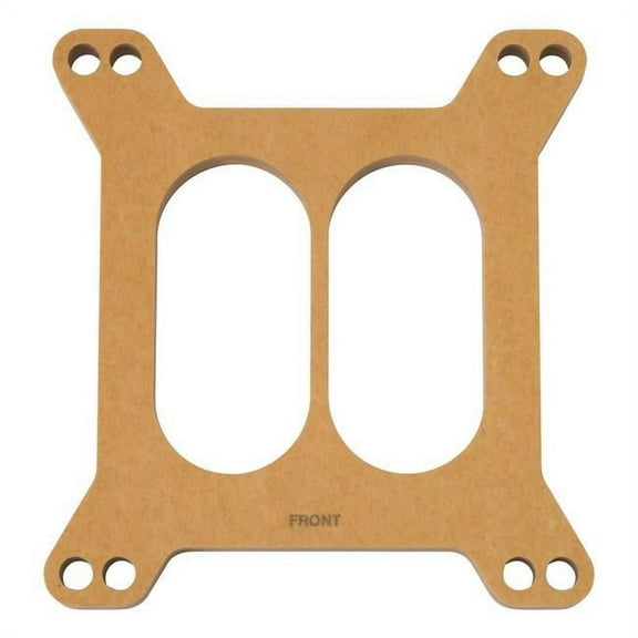 Edelbrock Spacer Carburetor 1/2In Wood Fiber Laminate DIVided