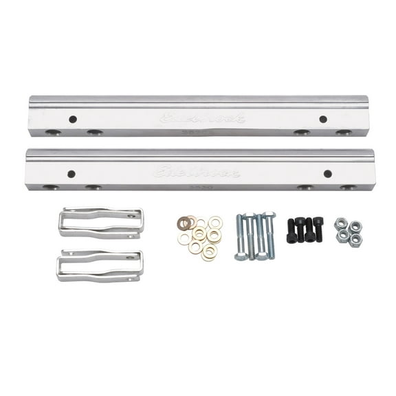 Edelbrock Victor E EFI Fuel Rail Kit, Aluminum, 9/16" ID, 3/8" Threads