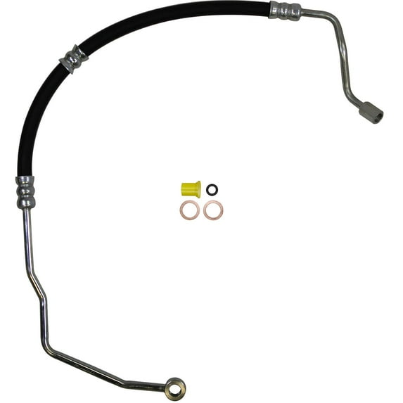 Edelmann 80762 Power Steering Pressure Line Hose Assembly: Replacement for 2004-03 Subaru Forester; 4-CYL.