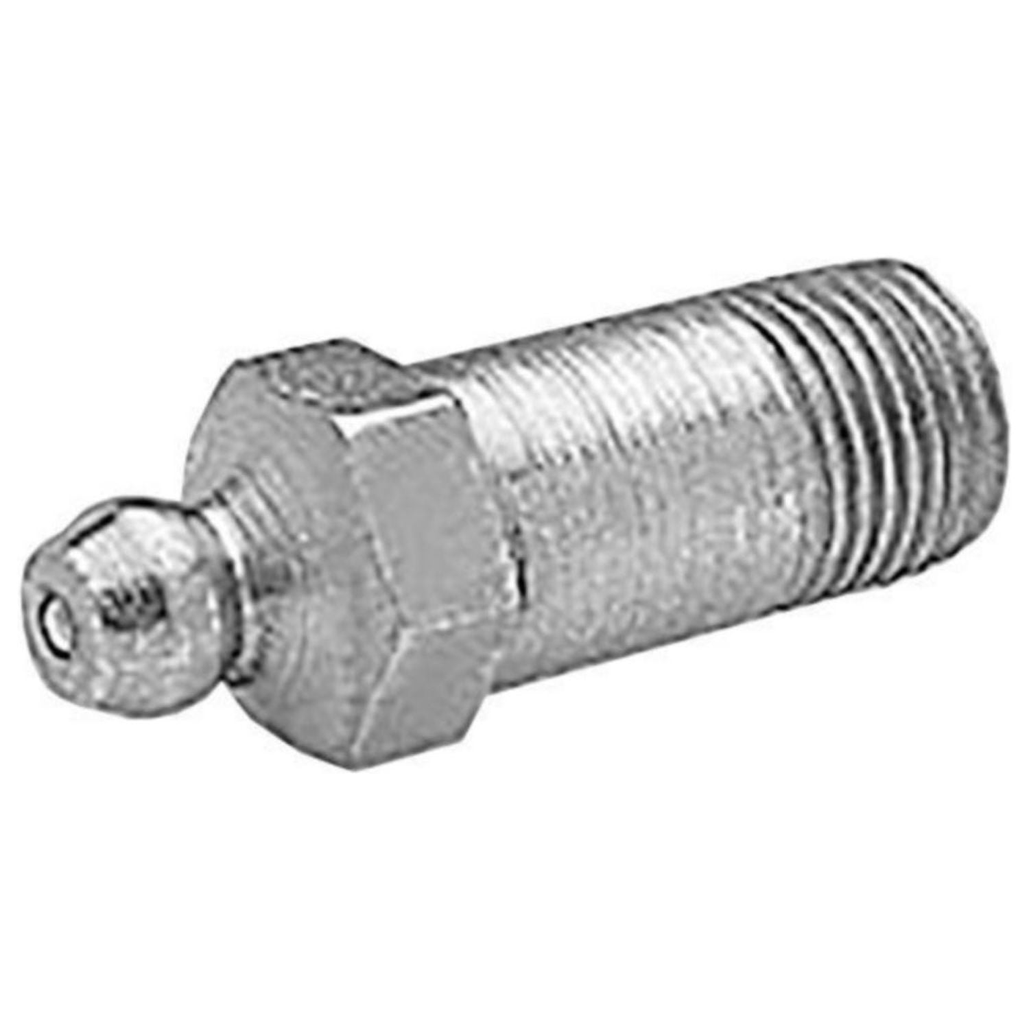 Edelmann Long Straight Grease Fittings 1/4"28 Thread Length 23/32