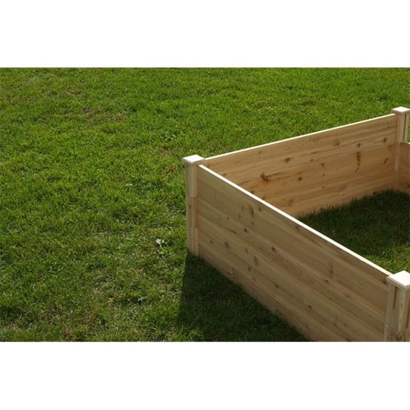 Eden 4 Ft. x 4 Ft. X 17.5 In. Quick Assembly Raised Garden Bed