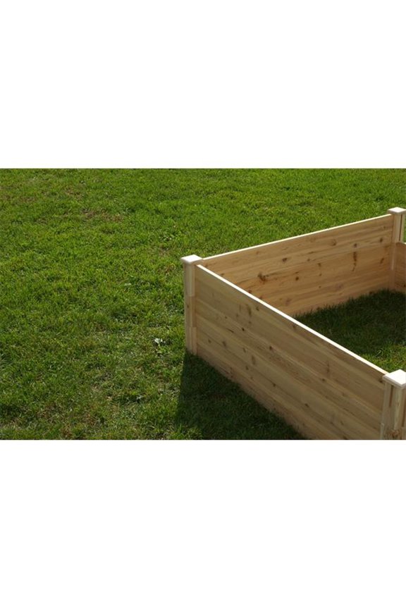 Eden 4 Ft. x 4 Ft. X 17.5 In. Quick Assembly Raised Garden Bed