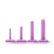 Eden 4 Piece Progressive Silicone Dilator Kit, Purple