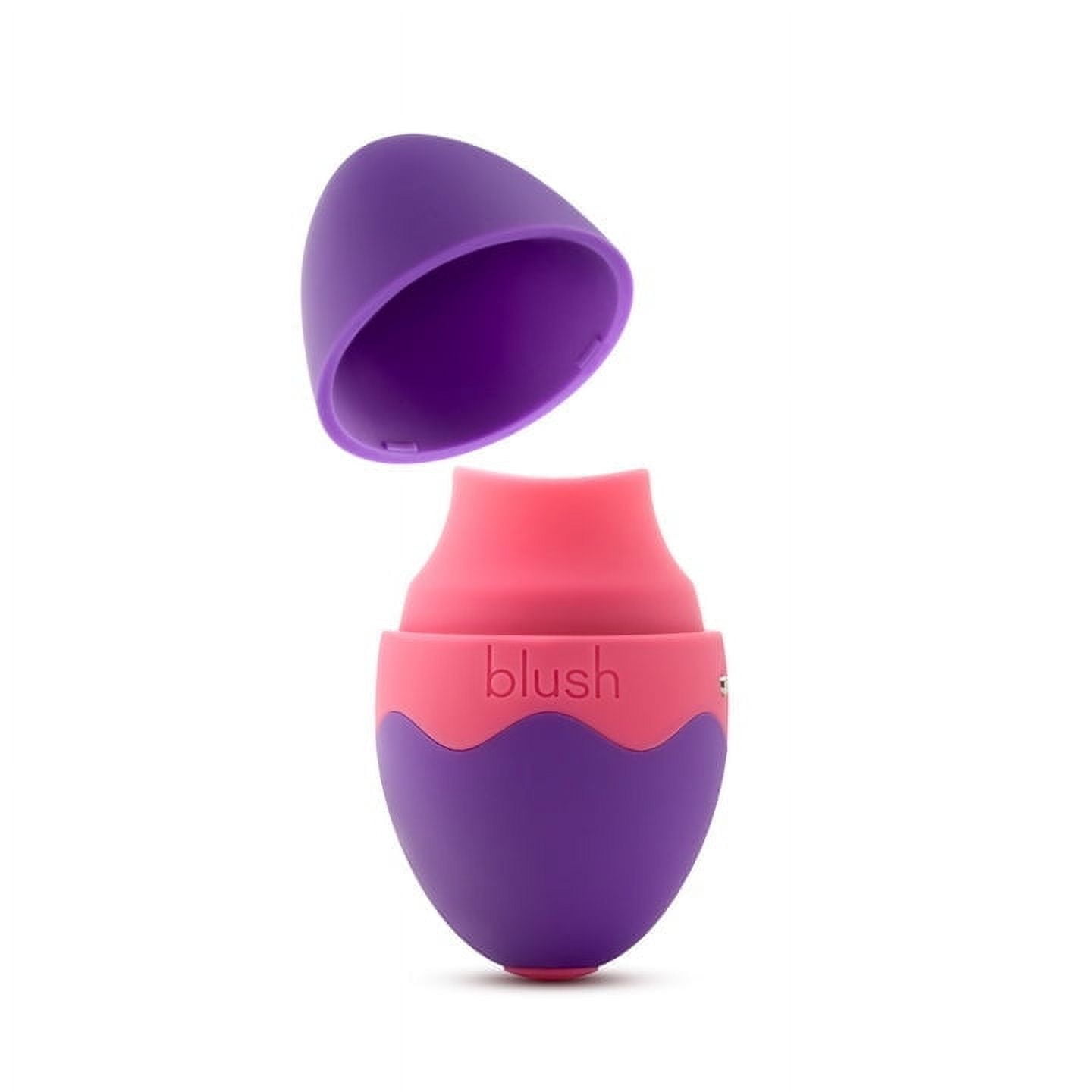 Eden Multi-Colored Tongue Flutter Vibrator with 7 Settings and Wide Mouth  for Clitoral and Nipple Play, USB Charging, Silicone/ABS, 3 Inch