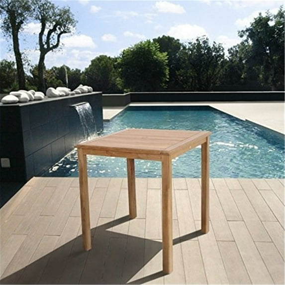 Amazonia Eden Teak Square Bar Table