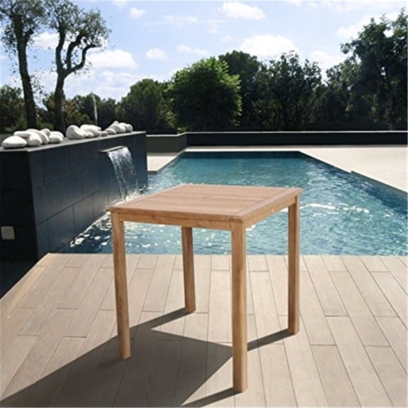 Amazonia Eden Teak Square Bar Table