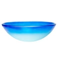 thumbnail image 1 of Eden Bath EB-GS70 1.75 in. Cloud Frosted Round Glass Vessel Sink, Blue, 1 of 8