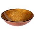 thumbnail image 1 of Eden Bath EB-GS75 1.75 in. Round Glass Vessel Sink, Speckled Bronze, 1 of 14