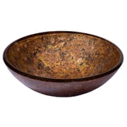 Eden Bath EB-GS82 6 x 16.5 in. Multicolored Sparkling Glass Vessel Sink
