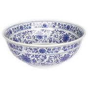 Eden Bath EB-PS01 Ming Dynasty Decorative Porcelain Sink
