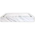 thumbnail image 1 of Eden Bath EB-S006CW-P Rectangular Infinity Pool Sink- White Carrara Marble, 1 of 7