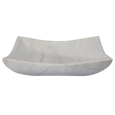 Eden Bath EB-S011GW-P 18.5 x 14.75 x 5 in. Polished Guanxi Marble Rectangular Deep Zen Sink, White