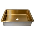 thumbnail image 1 of Eden Bath EB_SS051GD Rectangular 18.63 x 14.37-in Stainless Undermount Sink Gold, 1 of 7