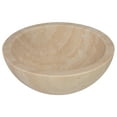 thumbnail image 1 of Eden Bath Small Bowl Honed Travertine Circular Vessel Bathroom Sink, 1 of 19