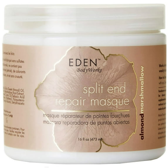 Eden Body Works Almond Marshmallow Split End Masque 16 Oz.