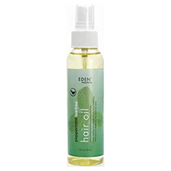 Eden Body Works Peppermint Tea Tree Hair Oil, 4 oz