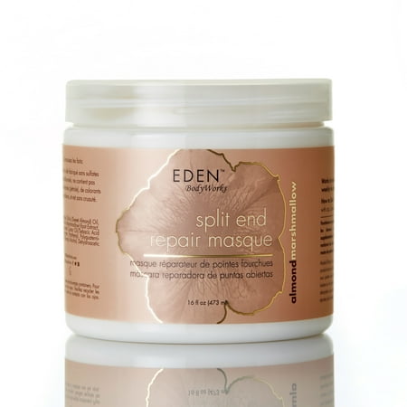 Eden BodyWorks Almond Marshmallow Split End Repair Masque (Hair Mask) 16 fl oz