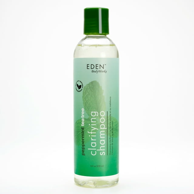 Eden BodyWorks Natural Clarifying Daily Shampoo with Peppermint & Tea Tree, 8 fl oz