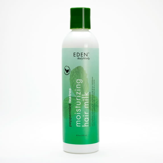 Eden BodyWorks Peppermint Tea Tree All Natural Hair Milk 8 fl. oz. Bottle