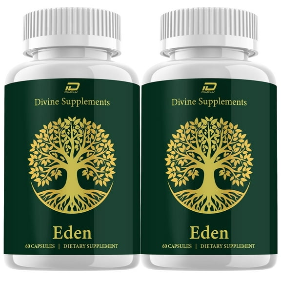Eden Capsules  Eden Pills Digestive Support, Gut Wellness, 2 Pack, 120 Capsules