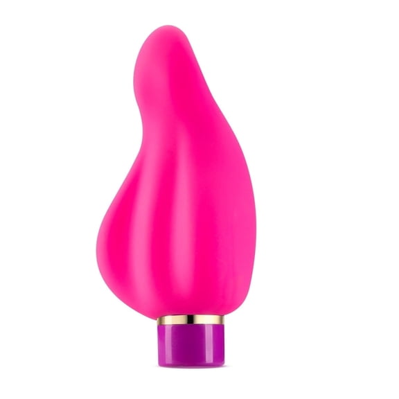 Eden Curved Rechargeable Silicone Vibrator, Fuchsia
