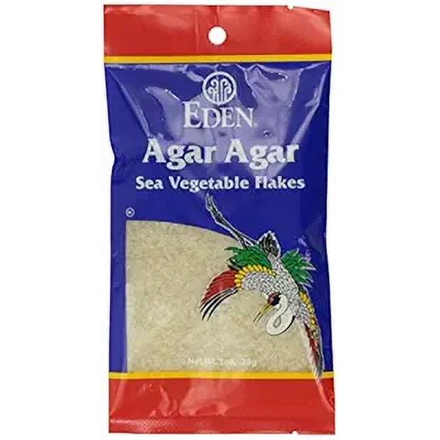 Eden Foods Agar Agar Sea Vegetable Gelatin Flakes 1 oz