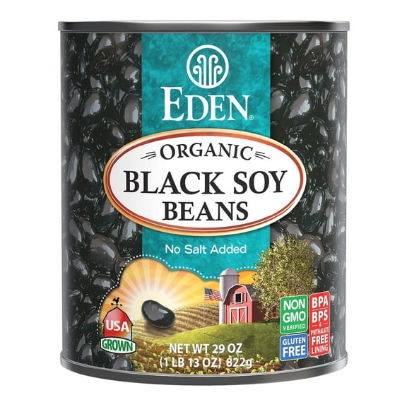 Eden Foods Black Soy Beans - 29 oz Pack of 2