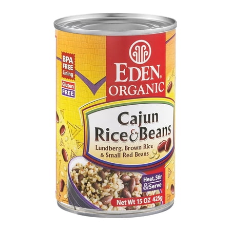Eden Foods Cajun Rice Small Red Beans 15 Oz -Pack of 12
