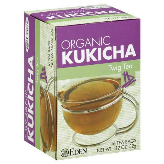 Eden Foods Kukicha Twig Tea 16 Bags (Pack of 3)