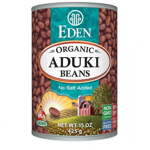 Eden Foods Organic Aduki Beans15 oz Pack of 4