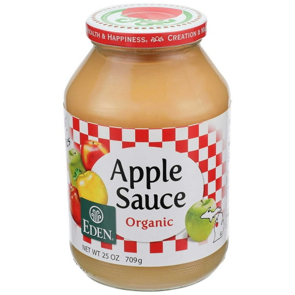 Eden Foods Organic Apple Sauce, 25 Ounce -- 12 per case.