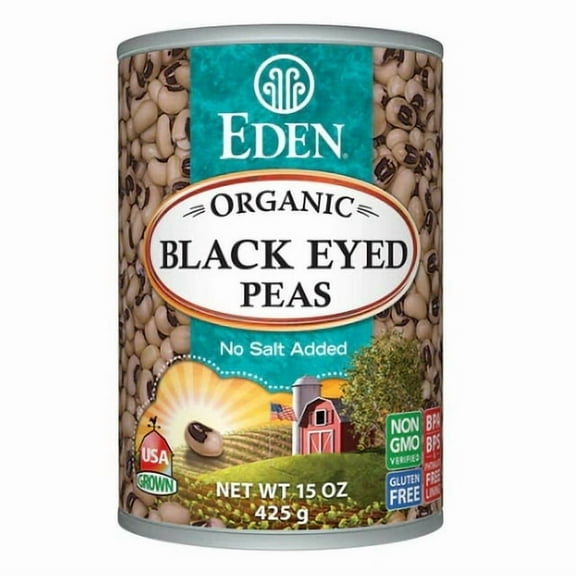 Eden Foods Organic Black Eyed Peas 15 oz Pack of 4