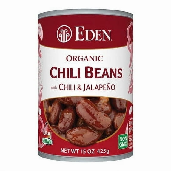 Eden Foods Organic Chili Beans Chili and Jalapeno -15 oz