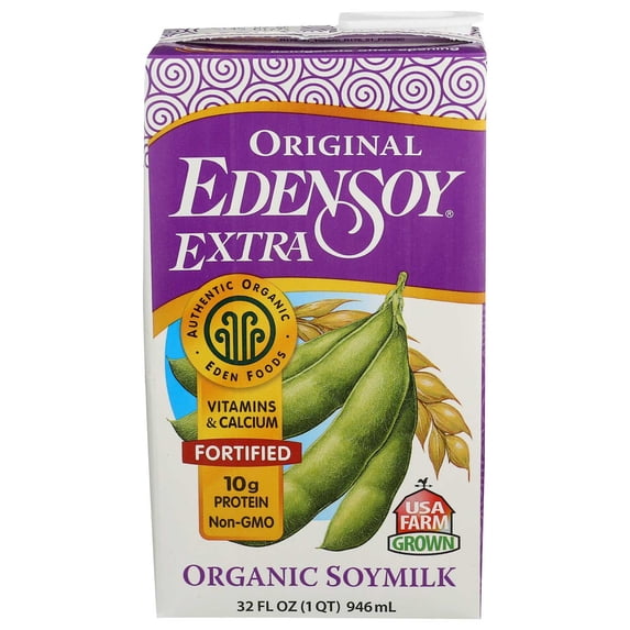 Eden Foods Organic Eden Soy Extra Original Beverage, 32 Ounce Each -- 12 Per Case.