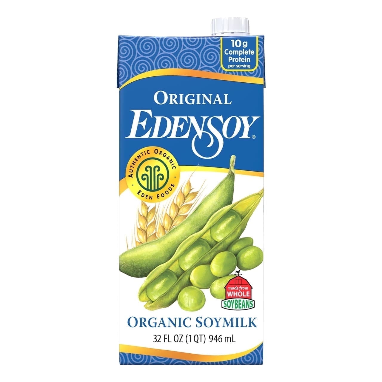 Eden Foods Organic EdenSoy Soymilk Dairy Free Original - 32 fl oz Pack of 3