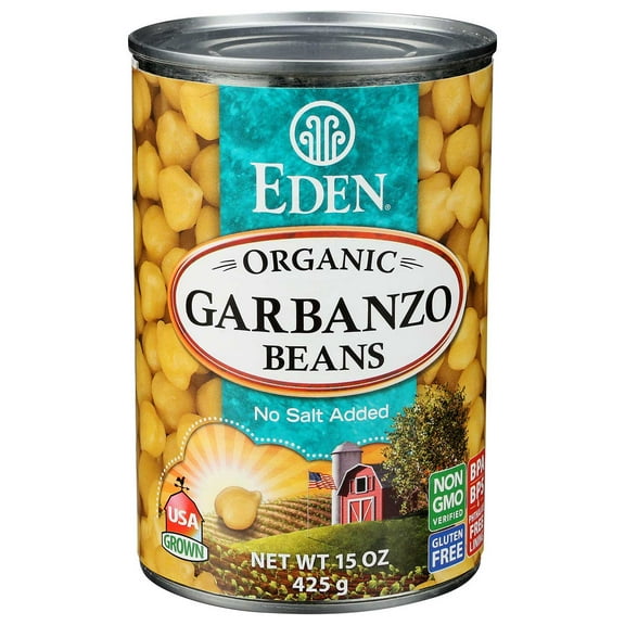 Eden Foods Organic Garbanzo Beans, 15 Ounce -- 12 per case.