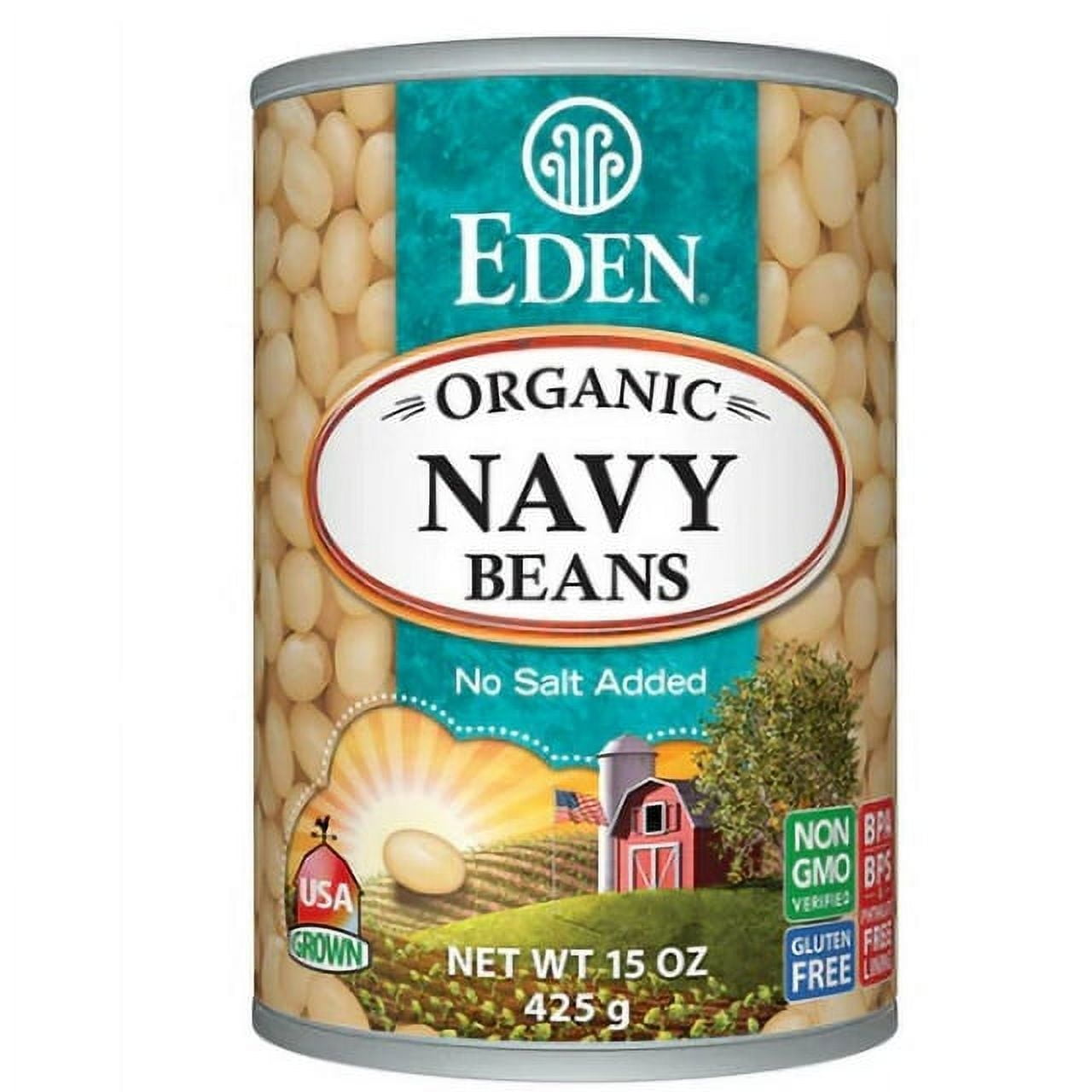 Eden Foods Organic Navy Beans - 29 oz Pack of 2