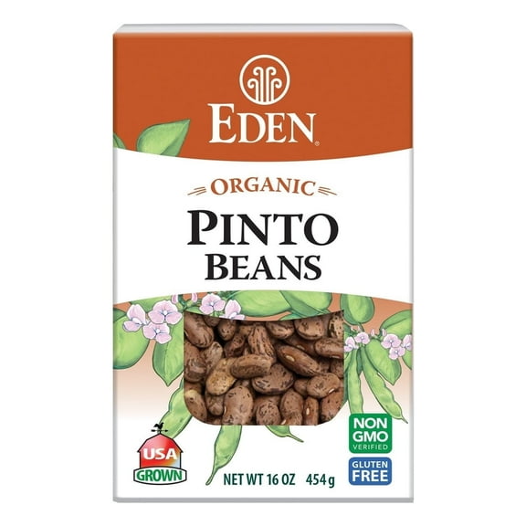 Eden Foods Organic Pinto Beans -- 16 oz Pack of 4